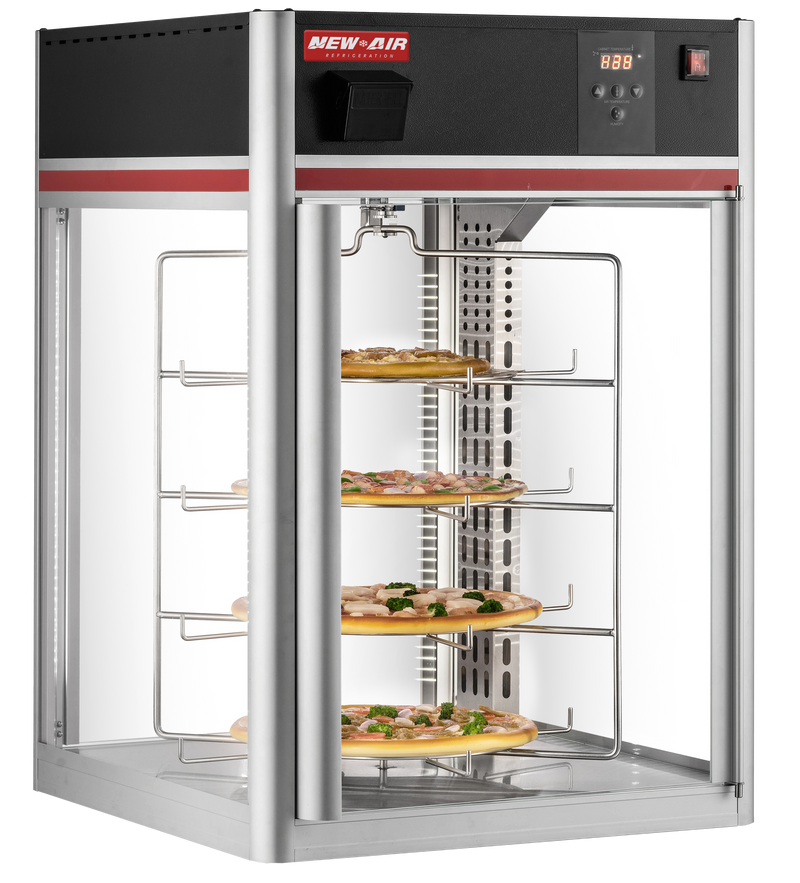 New Air NCD-23-PHT Heated Pizza Countertop Display Case - Ideal for restaurants, cafés and bakeries