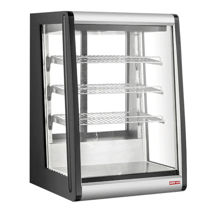 NEW AIR NCD-24-CD Commercial 24" Refrigerated Countertop Display Case - Ideal for Restaurants, Cafés and Bakeries