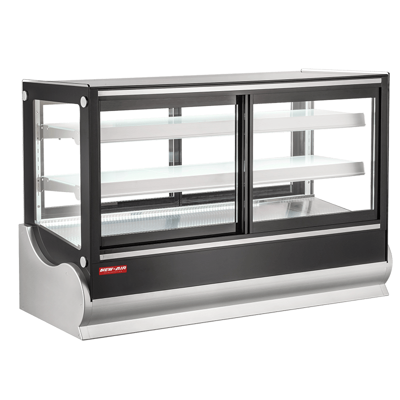 NEW AIR NCDC60-SV Commercial Square 60" Self-Serve Refrigerated Countertop Display Case