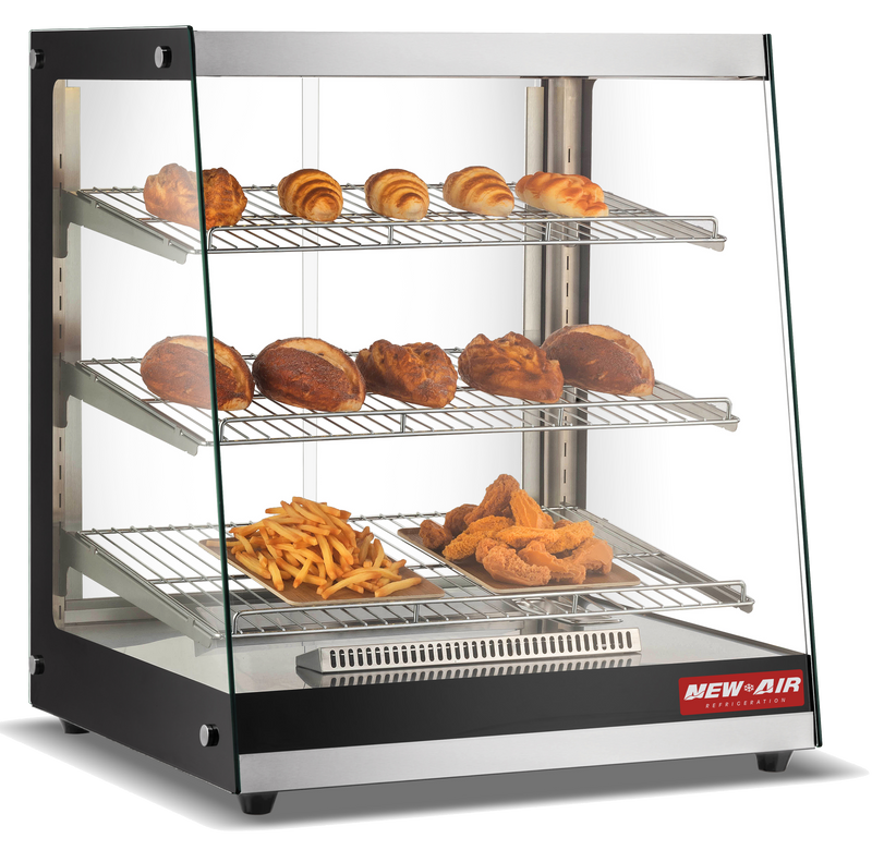 NEW AIR NCHD-30-35SQ Heated Countertop Display Case