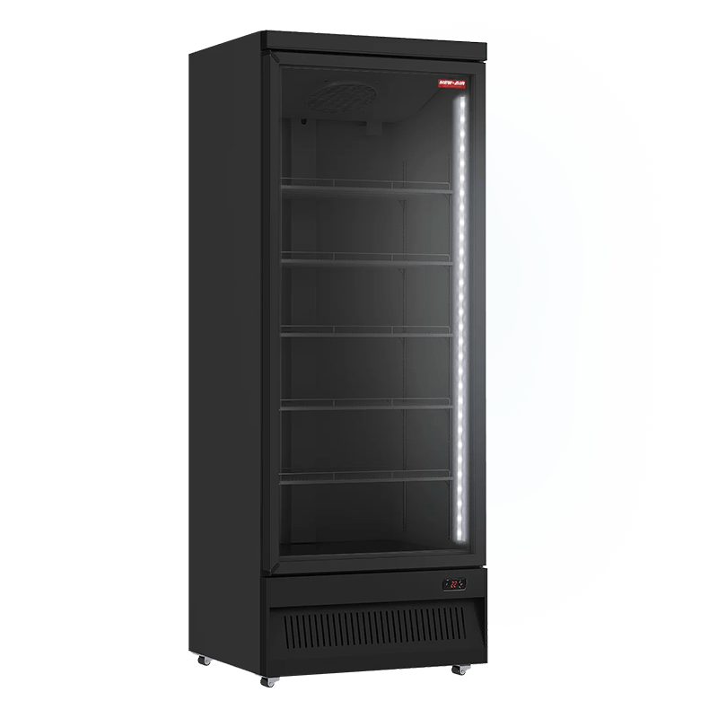 NEW AIR NGR-030-HB Commercial 30" Single Glass Door Merchandiser Refrigerator