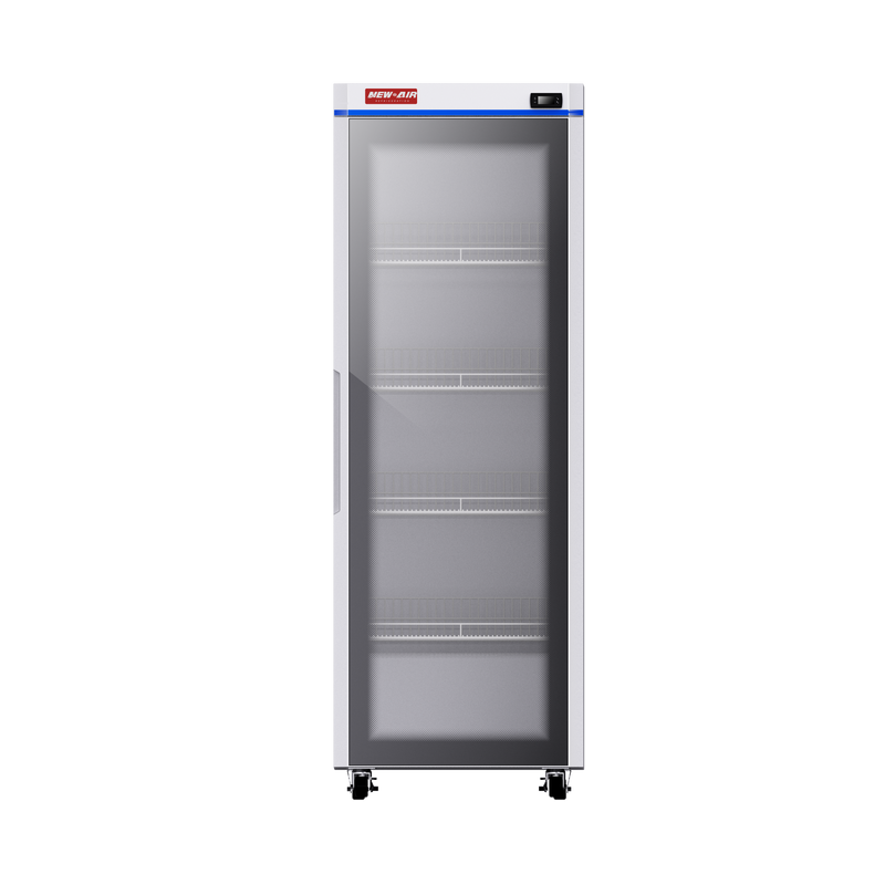 New Air NGPR-24-65H Glass Door Phramaceutical Refrigertor - Ideal for pharmaceutical, medication and vaccine applications