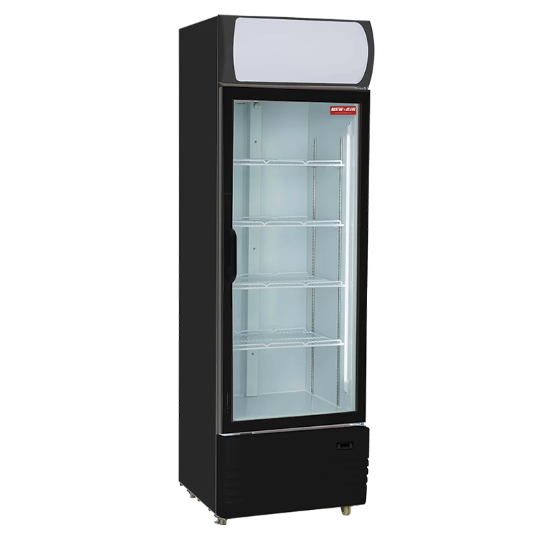 NEW AIR NGR-036-H Commercial 24" Single Glass Door Merchandiser Refrigerator - Ideal for Convenience Stores, Front of House, Grocery Store, Restaurants & Cafés