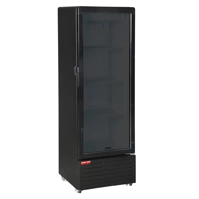 NEW AIR NGR-21-62H Commercial 21" Glass Door Refrigerator Merchandiser - Ideal for Convenience Stores, Front of House, Grocery Stores, Restaurants & Cafés