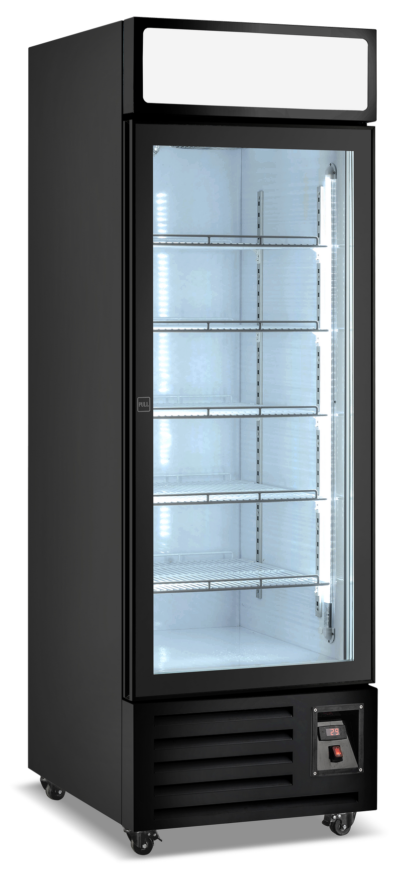 NEW AIR NGF-026-H Commercial 26" Single Glass Door FREEZER Merchandiser - Ideal for Convenience Stores, Front of House, Grocery Stores, Restaurants & Cafés