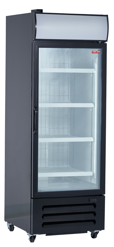 NEW AIR NGR-068-H Commercial 30" Single Glass Door Merchandiser Refrigerator - Ideal for Convenience Stores, Front of House, Grocery Store, Restaurants & Cafés