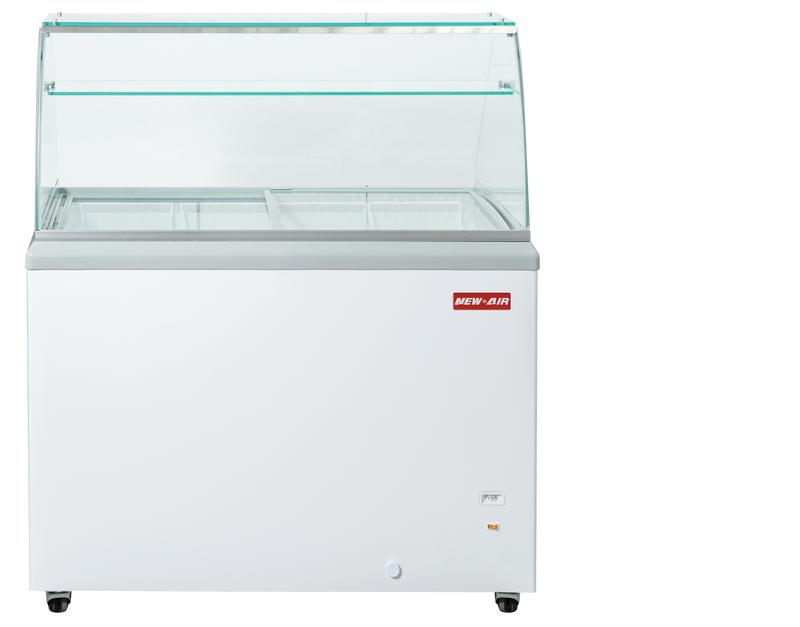 NEW AIR NIF-41-DC Commercial 41" Ice Cream Dipping Cabinet 8.4 Cu. Ft. - Ideal for Restaurants, Ice Cream Shops, Convenience Store & Grocery Stores