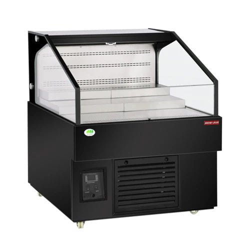 NEW AIR NOM-36-LSB Commercial 36" Grab 'N Go Horizontal Open Merchandiser - Ideal for Restaurants, Cafés, Convenience Stores and Supermarkets