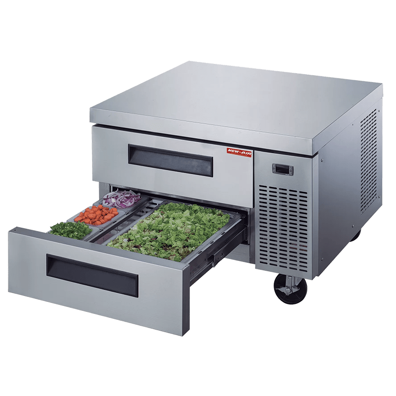 NEW AIR NCB-036-SS Commercial 36" Two Drawer Refrigerated Chef Base