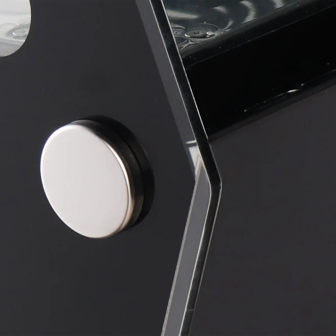 Canco Counter Top 27" Curved Glass Refrigerated Pastry Display Case - RTW-120L-4