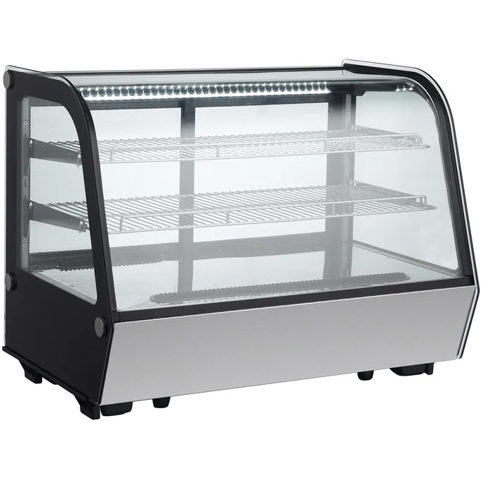 Canco Counter Top48" Curved Glass Refrigerated Pastry Display Case RTW-202L-4