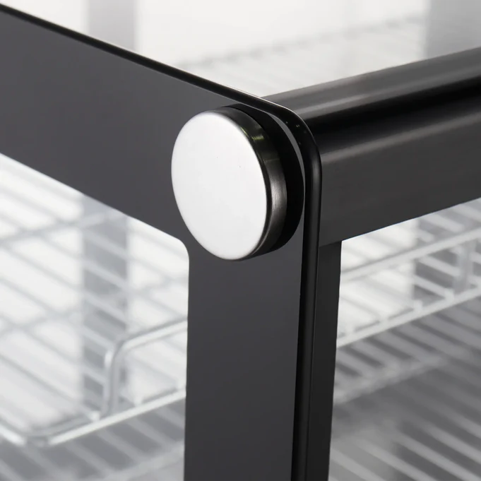 Canco Counter Top 28" Square Glass Refrigerated Pastry Display Case RTW-120L-5