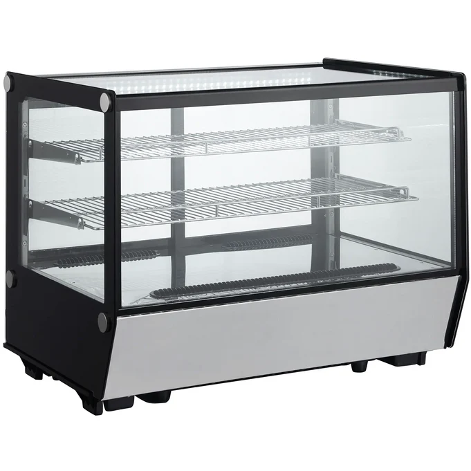 Canco Counter Top 35" Square Glass Refrigerated Pastry Display Case  RTW-160L-5