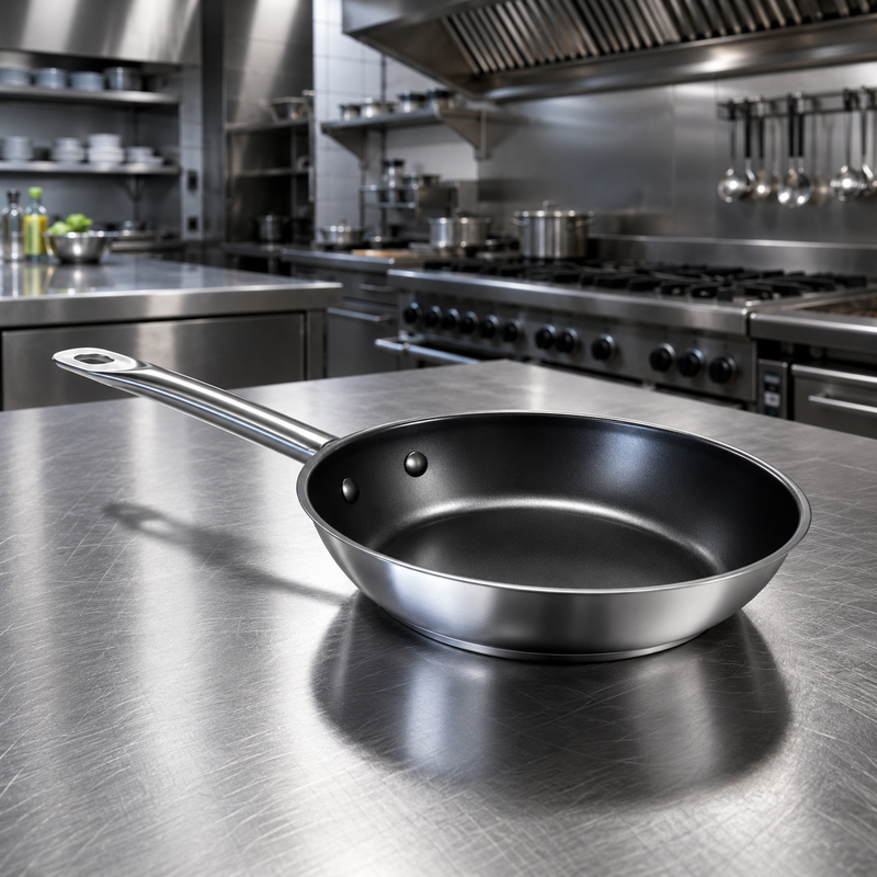 Omega Commercial Non-Stick Frying Pan for Restaurants & Catering - Various Sizes