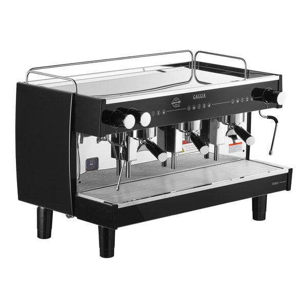 Gaggia Vetro Black 3 Group Automatic Tall Espresso Machine - 220V - MGV293_TPU