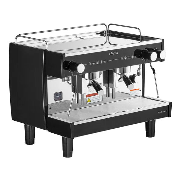 Gaggia Vetro Black 2 Group Automatic Tall Espresso Machine - 220V - MGV292_TPU