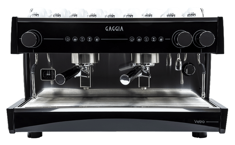 Gaggia Vetro Black 2 Group Automatic Espresso Machine - 220V - MGV292_PU