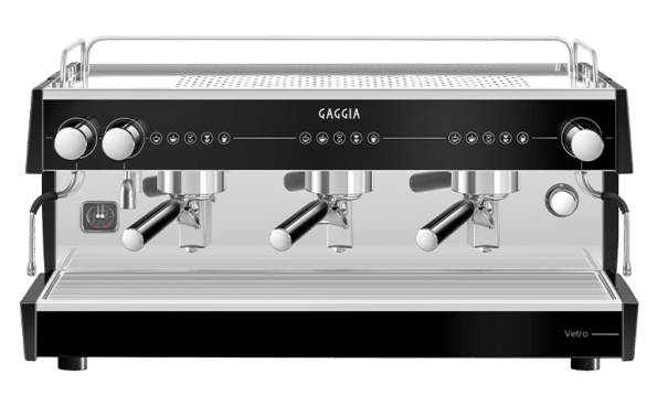 Gaggia Vetro Black 3 Group Automatic Espresso Machine - 220V - MGV293_PU