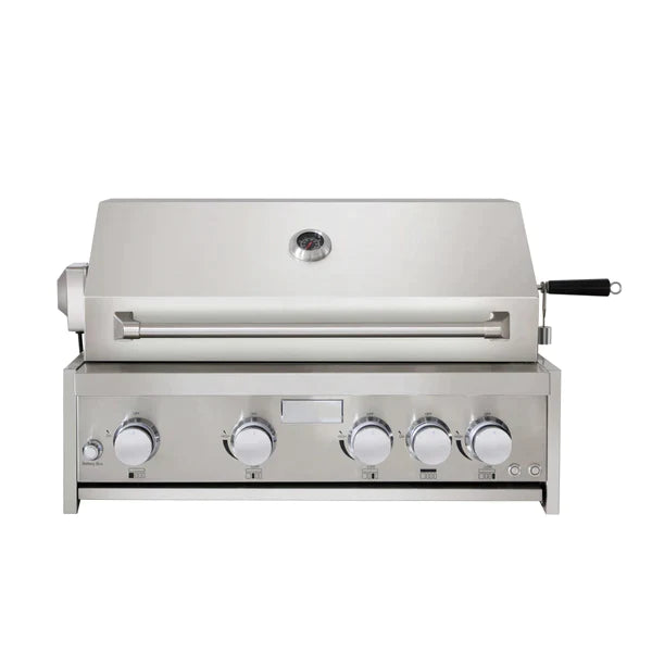 Sonicook 4-Burner Gas Barbecue Grill with Rotisserie with Grill Cabinet- MK04SS304-Set