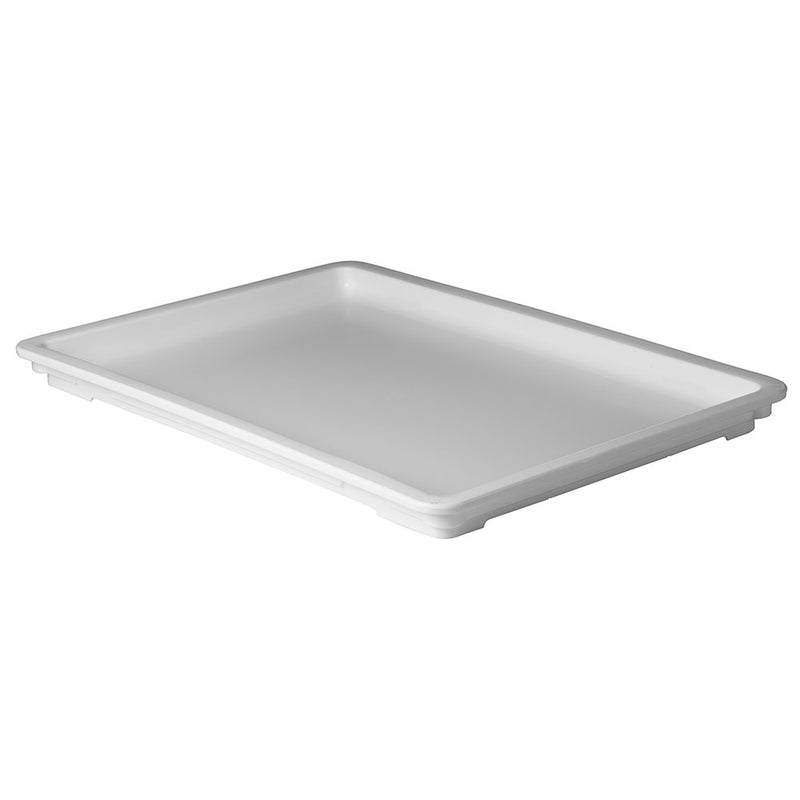 Omega White Polypropylene Dough Box Cover - 25 x 18 x 1.8″