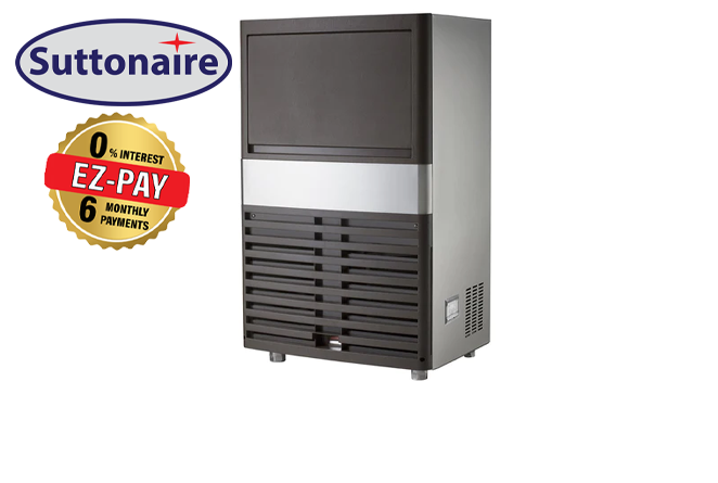 Suttonaire SK-129S Ice Machine, Cube Shaped Ice - 120LB/24HRS, 40LBS Storage