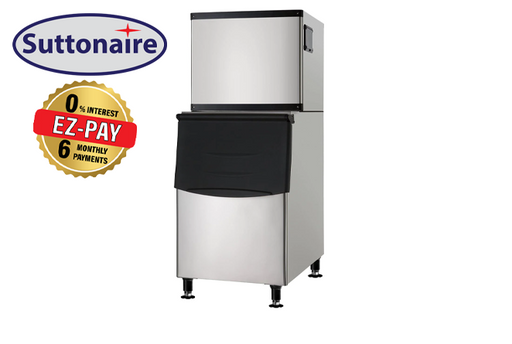 Suttonaire SK-329P Ice Machine, Cube Shaped Ice - 350LB/24HRS, 265 LBS Storage