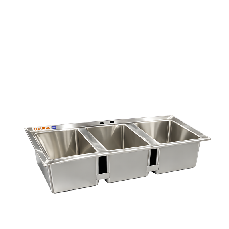 Omega Stainless Steel Drop in Sink - Various Sizes