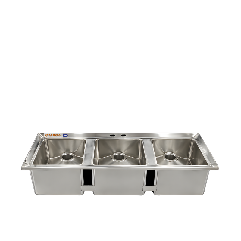 Omega Stainless Steel Drop in Sink - Various Sizes