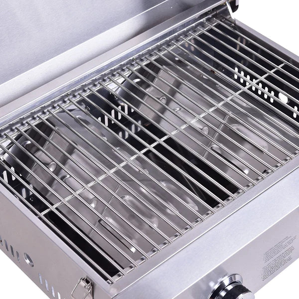 Sonicook HGG2012U Two Burner 20,000 BTUs Portable BBQ Grill with Propane