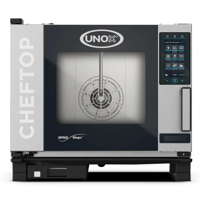 Unox XAVC-0511 Series Electric/Gas Combi Oven - Digital Controls, Fits 5 Full Size Steam Table Pans