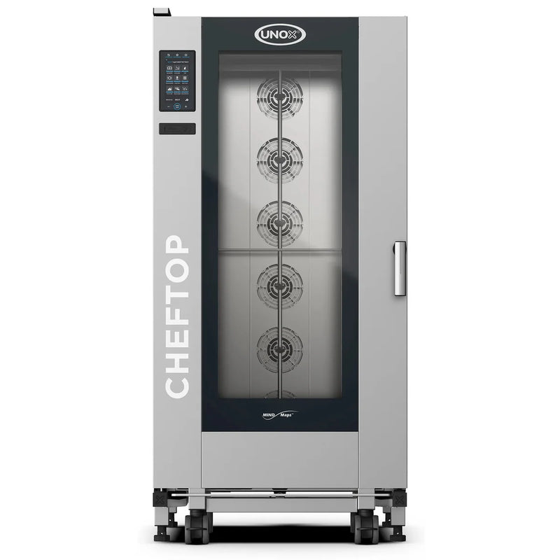 Unox XAVL-2021 Series Electric/Gas Combi Oven - Digital Controls, Fits 20 Full Size Sheet Pans or 40 Full Size Steam Table Pans