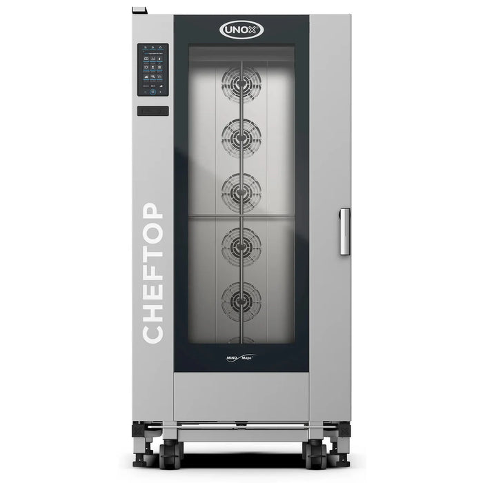 Unox XAVL-2021 Series Electric/Gas Combi Oven - Digital Controls, Fits 20 Full Size Sheet Pans or 40 Full Size Steam Table Pans
