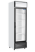 Front view of Coolasonic P430WA 24 inch single door glass display refrigerator