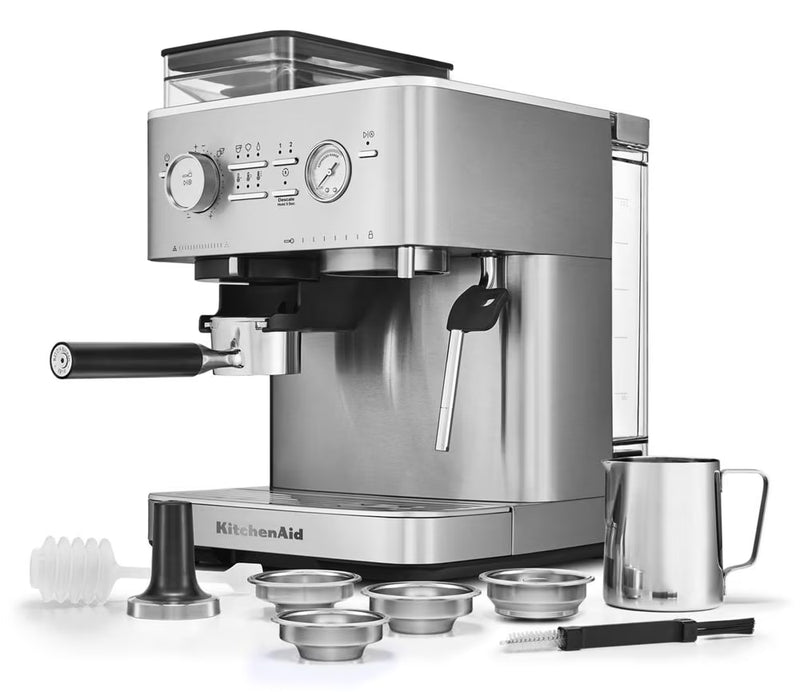 KitchenAid Semi Automatic Espresso Machine with Burr Grinder