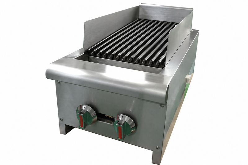 Canco GCB-14 Natural Gas/Propane 14" Radiant Heavy Duty Charbroiler (40,000 BTUs)