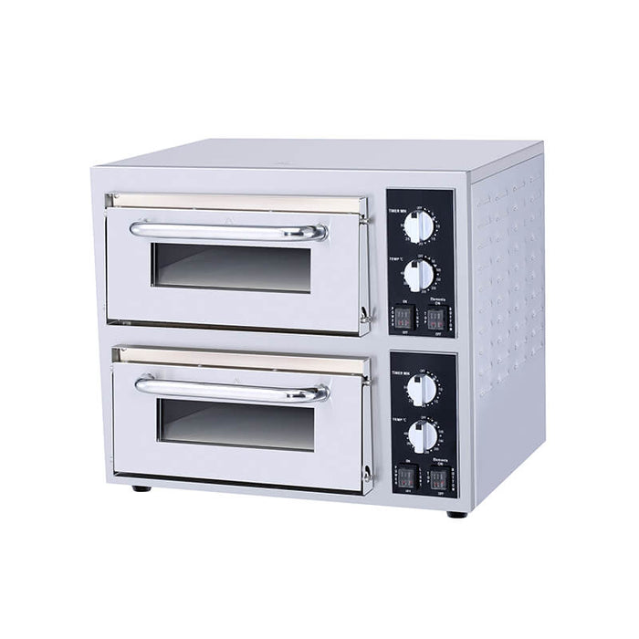 Omega FP-13A Electric Double Counter Top Pizza Oven - 240V