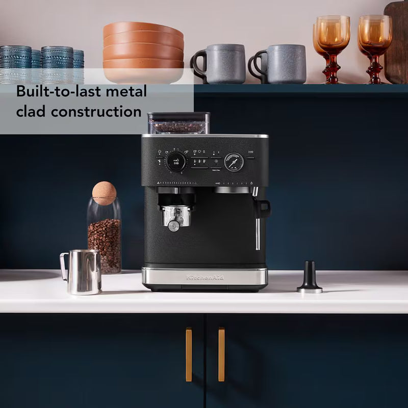 KitchenAid Semi Automatic Espresso Machine with Burr Grinder