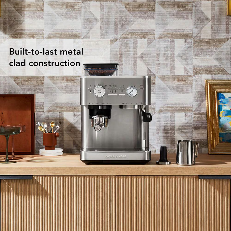 KitchenAid Semi Automatic Espresso Machine with Burr Grinder