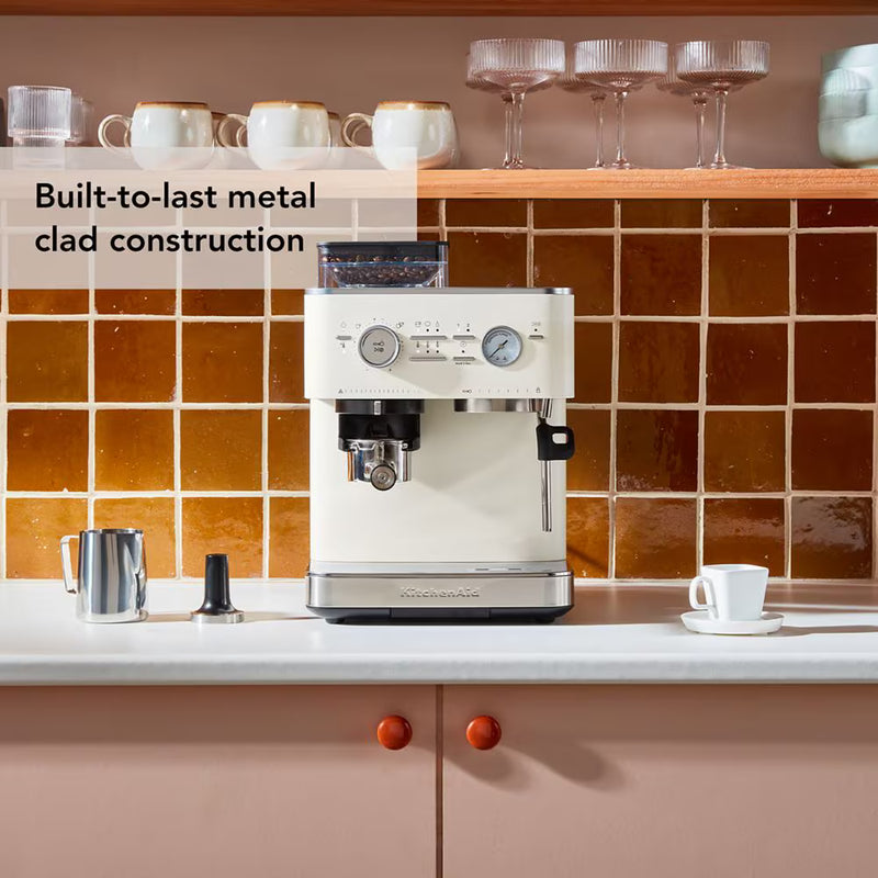 KitchenAid Semi Automatic Espresso Machine with Burr Grinder