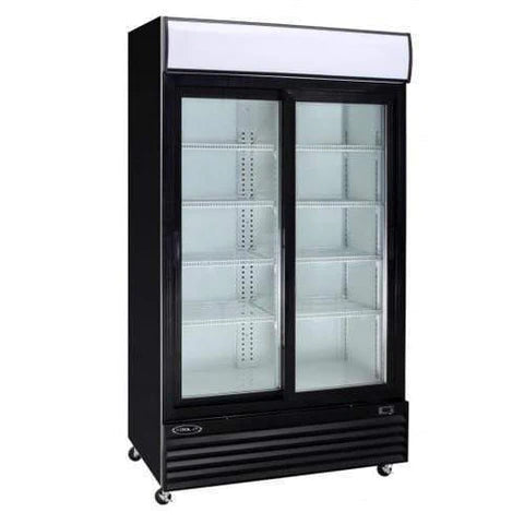 Kool-It KGM-50 - 52.3" Double Glass Door Display Cooler - 43.8 Cu. Ft