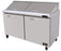 Kool-It KSTM-60-2 - 60" Mega Top Refrigerated Prep Table with Two Doors