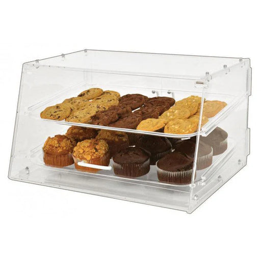 Omega Acrylic Countertop Bakery Display Case with 2 Trays - TW8832