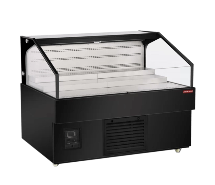 NEW AIR NOM-52-LSB Commercial 52" Grab 'N Go Horizontal Open Merchandiser - Ideal for Restaurants, Cafés, Convenience Stores and Supermarkets