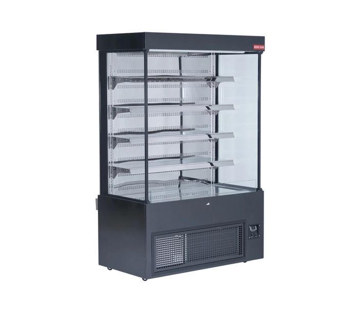 NEW AIR NOM-52-S Commercial 52" Vertical Open Air Curtain Merchandiser - Ideal for Restaurants, Cafés, Convenience Store and Supermarkets