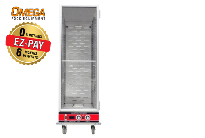 Omega 36SCN Non-Insulated Proofer/Heated Holding Cabinet - 36 Full Size Sheet Pan Capacity - Control Box Included