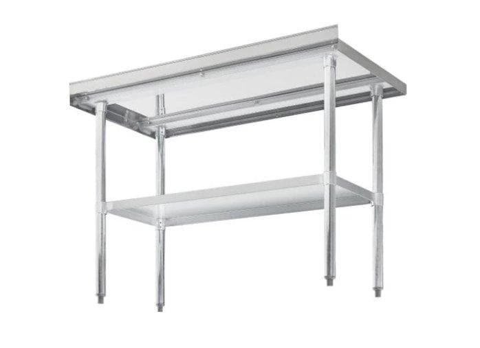 Omega ELITE 16 Ga. (1.5mm) Stainless Steel Work Tables - Various Sizes - Omni Food Equipment