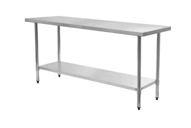 Omega ELITE 16 Ga. (1.5mm) Stainless Steel Work Tables - Various Sizes - Omni Food Equipment