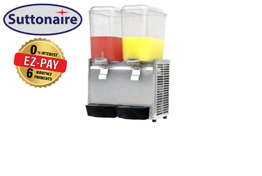 Suttonaire LP18X2 Double Container 36 Liter (18L per Container) Refrigerated Juice Dispenser
