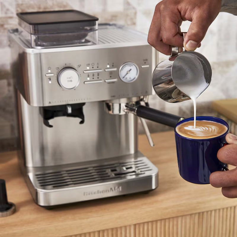 KitchenAid Semi Automatic Espresso Machine with Burr Grinder