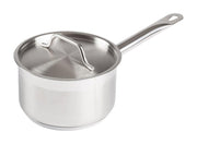 Winco Stainless Steel Sauce Pan With Cover - Various Sizes - Omni Food Equipment